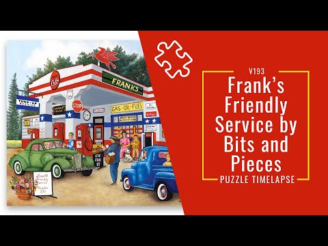 Timelapse of a Bits and Pieces Jigsaw Puzzle | Frank’s Friendly Service