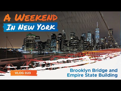 Brooklyn Bridge and Empire State Building