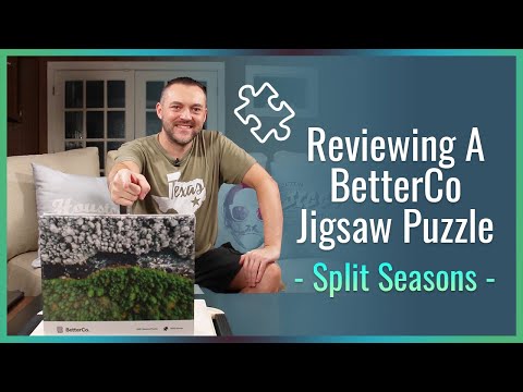 Reviewing A BetterCo Jigsaw Puzzle | Split Seasons
