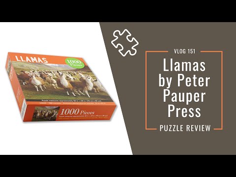 Reviewing A Peter Pauper Press Jigsaw Puzzle | Llamas