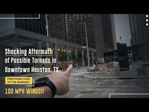 Walking the Hardest-Hit Blocks of Downtown Houston After the Storm