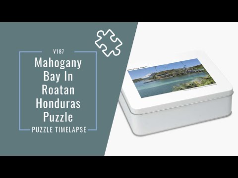 Timelapse of a Puzzle From a Photo I Took During My Visit to Mahogany Bay In Roatan Honduras