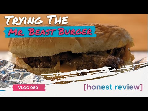 Trying The Mr. Beast Burger! (honest review)