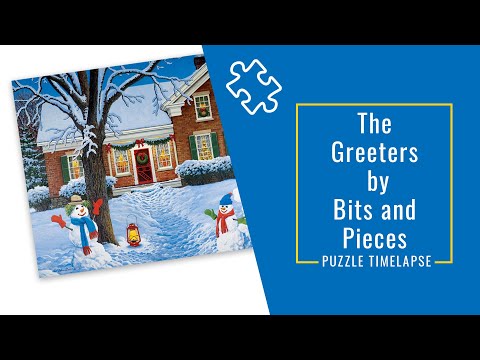 Timelapse of a Bits and Pieces Jigsaw Puzzle | The Greeters