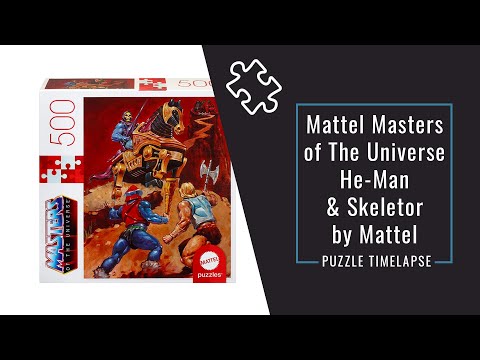 He-Man and Skeletor Turn a Simple Puzzle Build Into a Watchable Timelapse