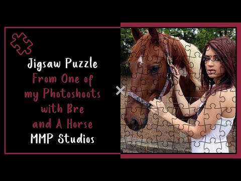 Jigsaw Puzzle From One of my Photoshoots with Bre and a Horse | MMP Studios