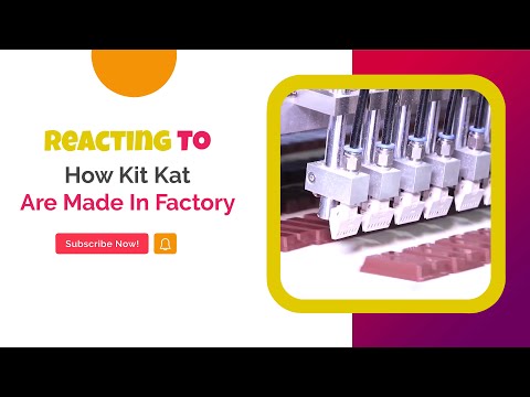 Reacting To How Kit Kat Are Made In Factory How It’s Made Kit Kat