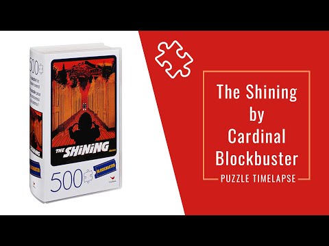 Timelapse of a Cardinal Blockbuster Jigsaw Puzzle | The Shining