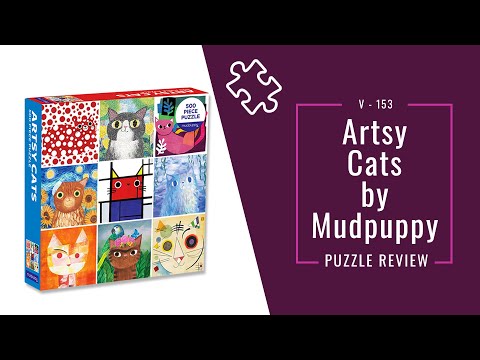Reviewing A Mudpuppy Jigsaw Puzzle | Artsy Cats