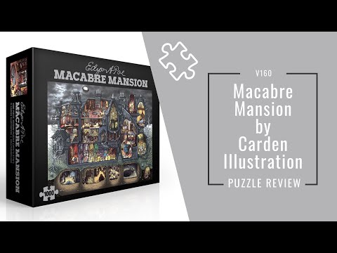 Reviewing A Carden Illustration Jigsaw Puzzle | Macabre Mansion