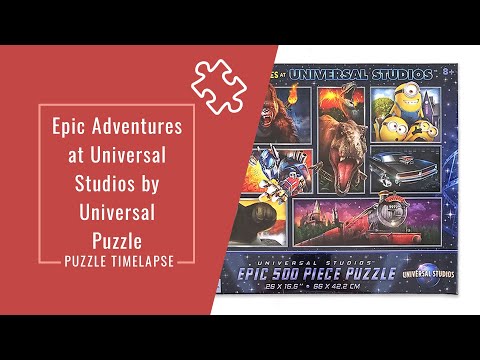 Timelapse of a Universal Puzzle | The Epic Adventures At Universal Studios