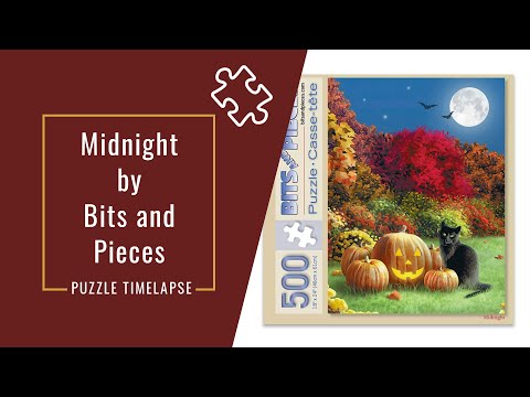 Timelapse of a Bits and Pieces Jigsaw Puzzle | Midnight
