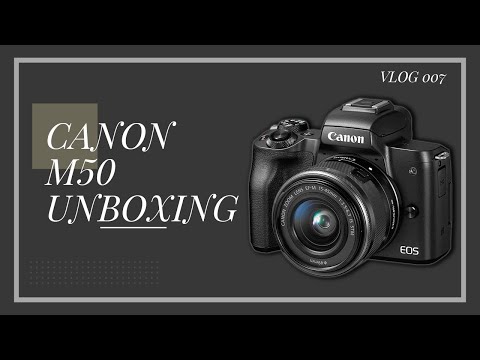 Canon M50 Unboxing