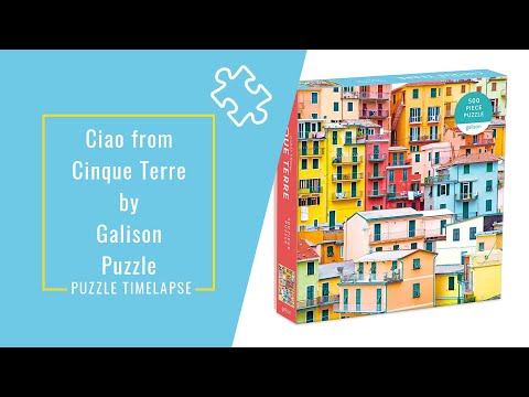 Timelapse of a Galison Jigsaw Puzzle | Ciao from Cinque Terre