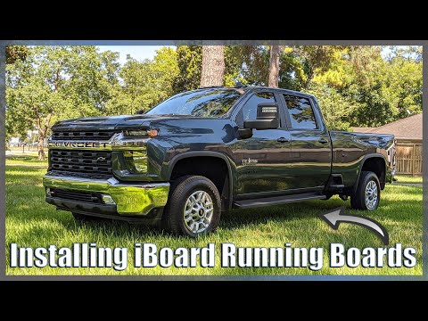 Installing iBoard Running Boards On My 2020 Silverado 2500HD
