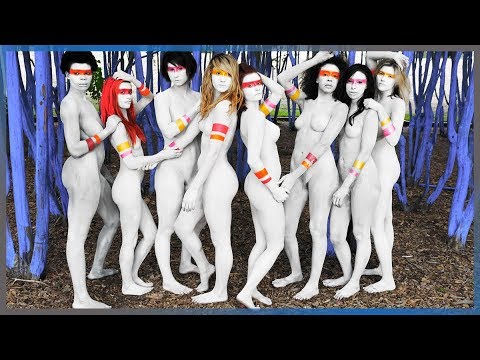 Blue Trees & Body Paint