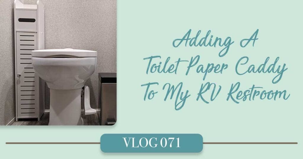 Adding A Toilet Paper Caddy To My RV Restroom