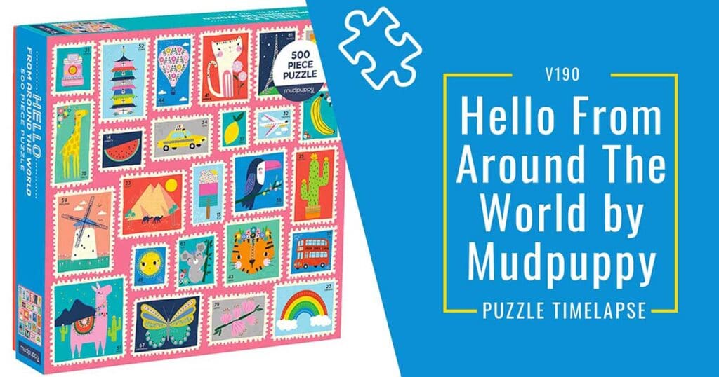 Timelapse of a Mudpuppy Jigsaw Puzzle | Hello from Around The World
