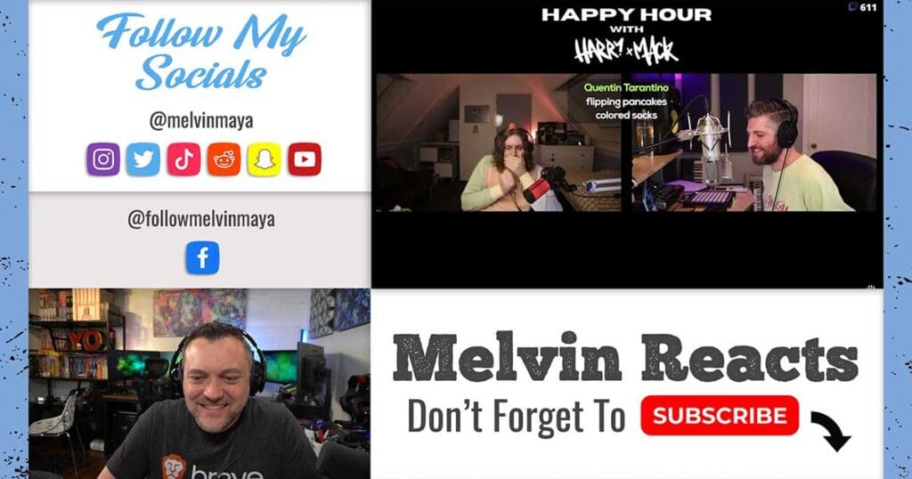 Reacting to Quentin Tarantino Harry Mack Freestyle