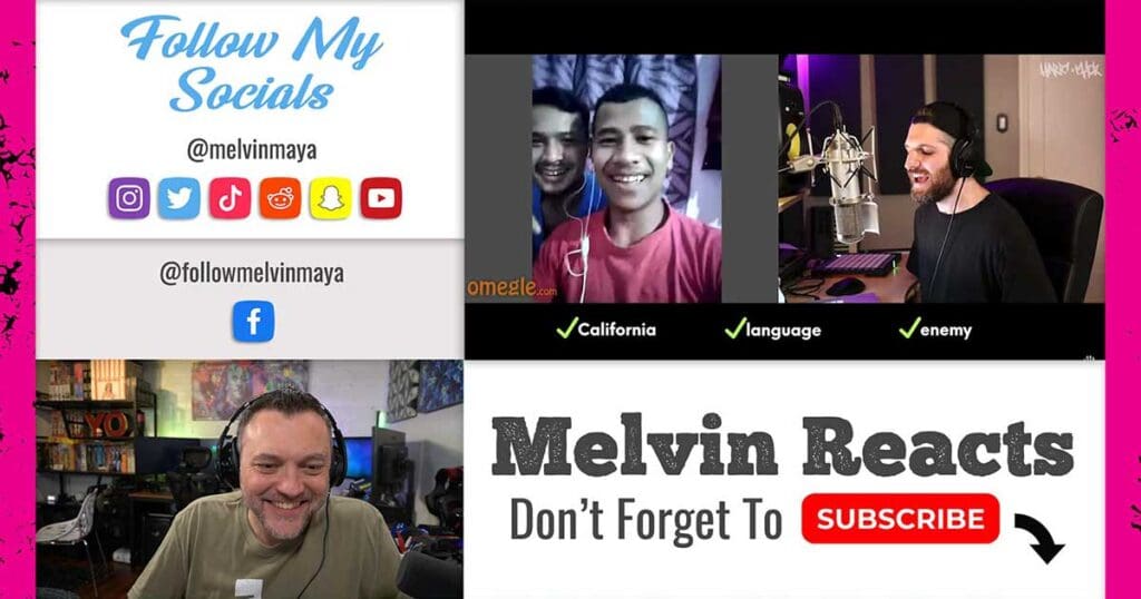 Reacting to California Sun Harry Mack Freestyle Omegle Bars 14